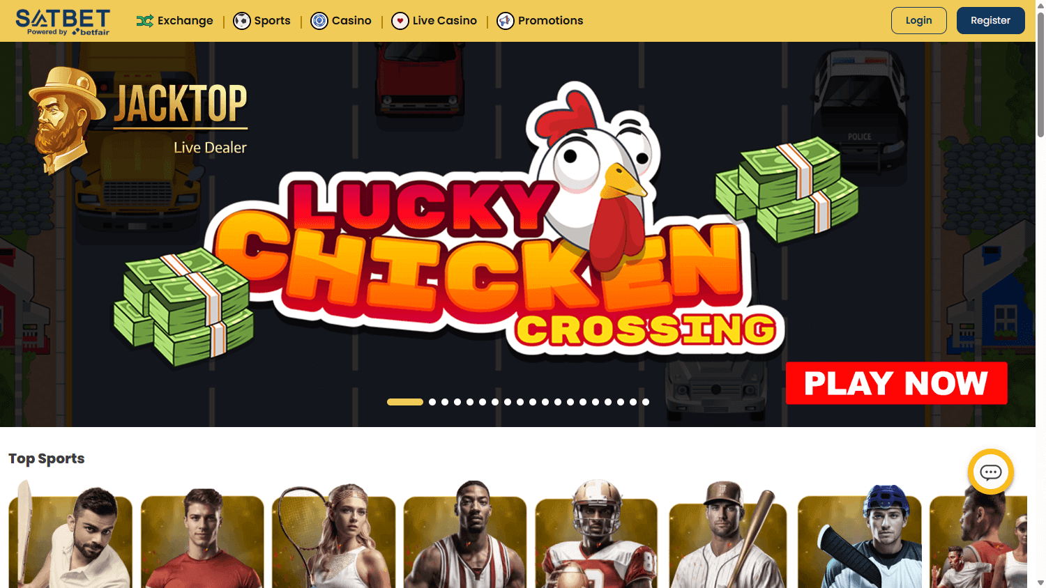 Satbet Casino Desktop screenshot